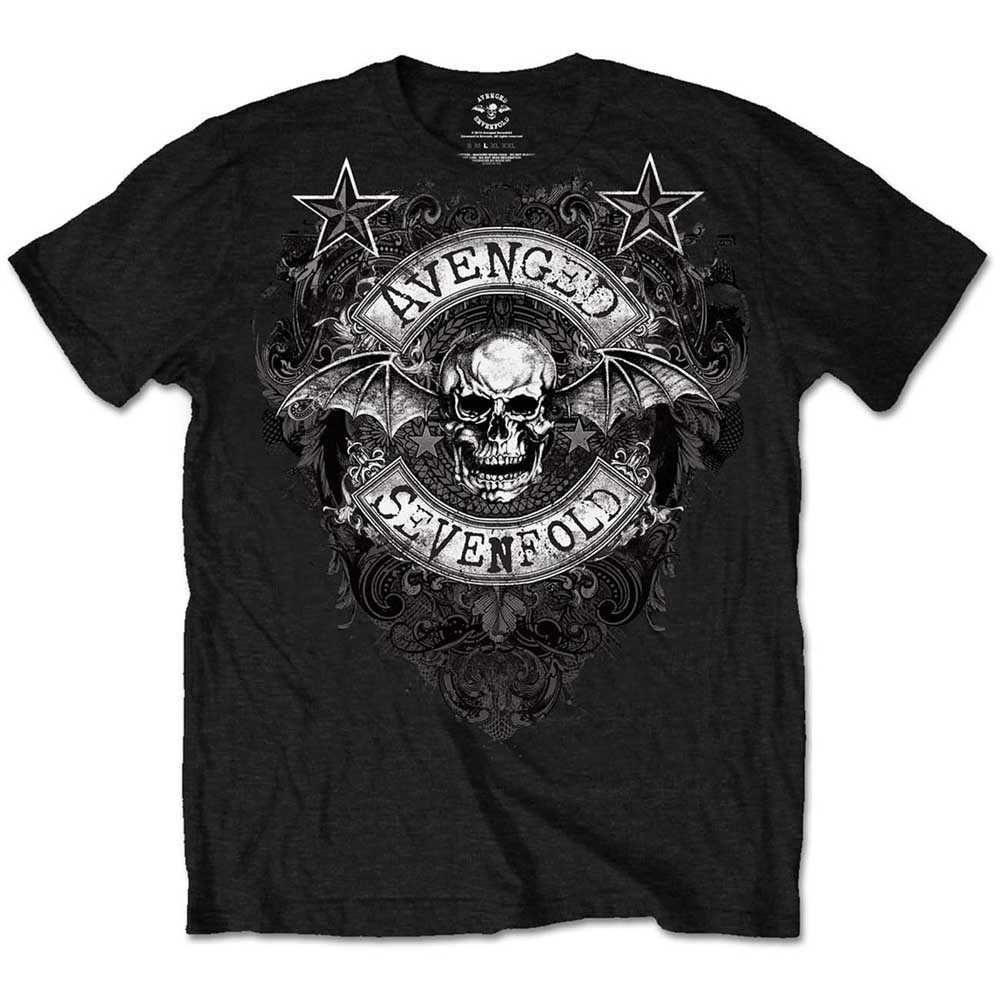 Avenged Sevenfold Unisex T-Shirt: Stars Flourish (XX-Large)
