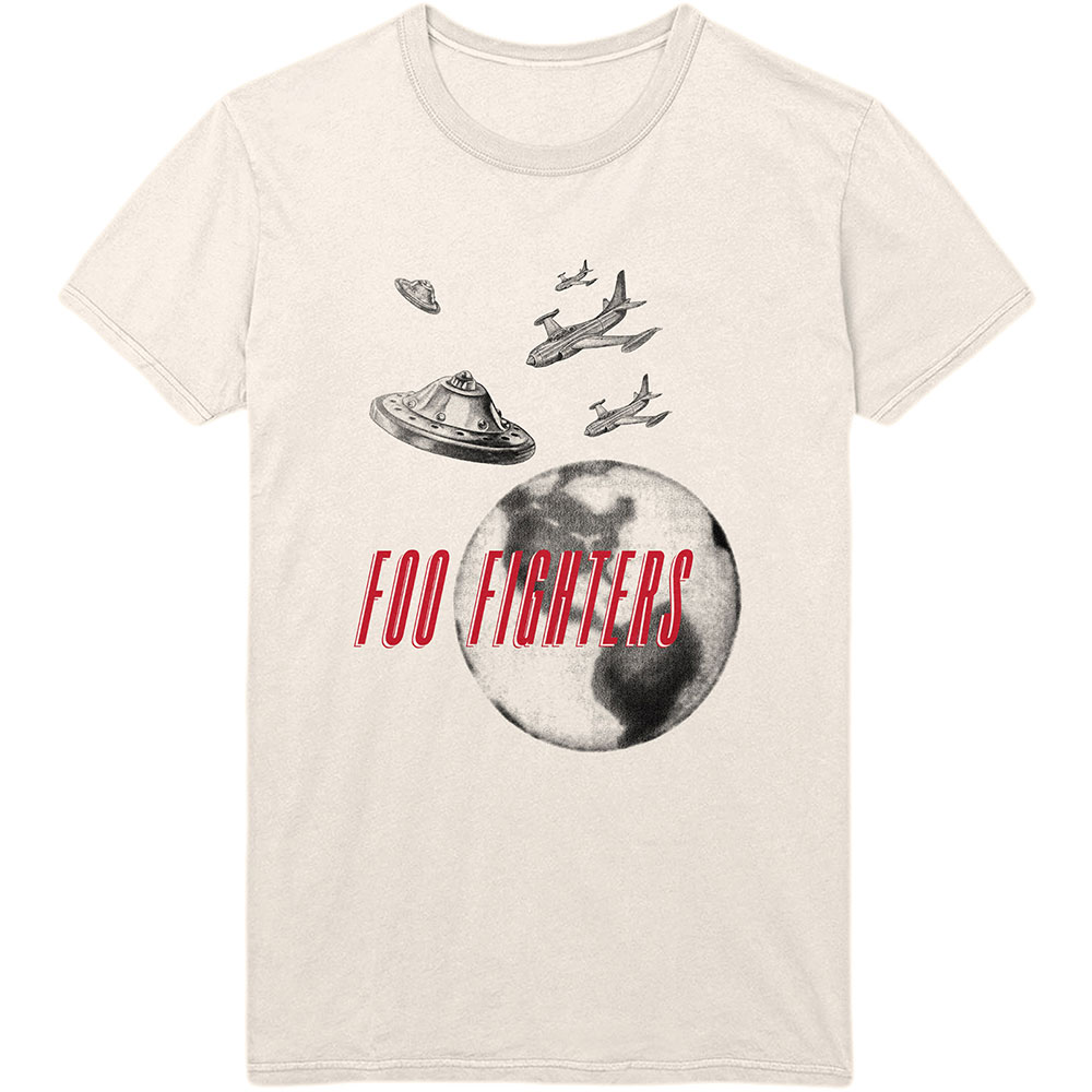 Foo Fighters Unisex T-Shirt: UFO Planes (X-Large)