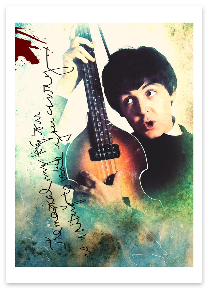 Art print Beatles - Paul McCartney