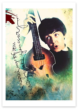 Konsttryck Beatles - Paul McCartney