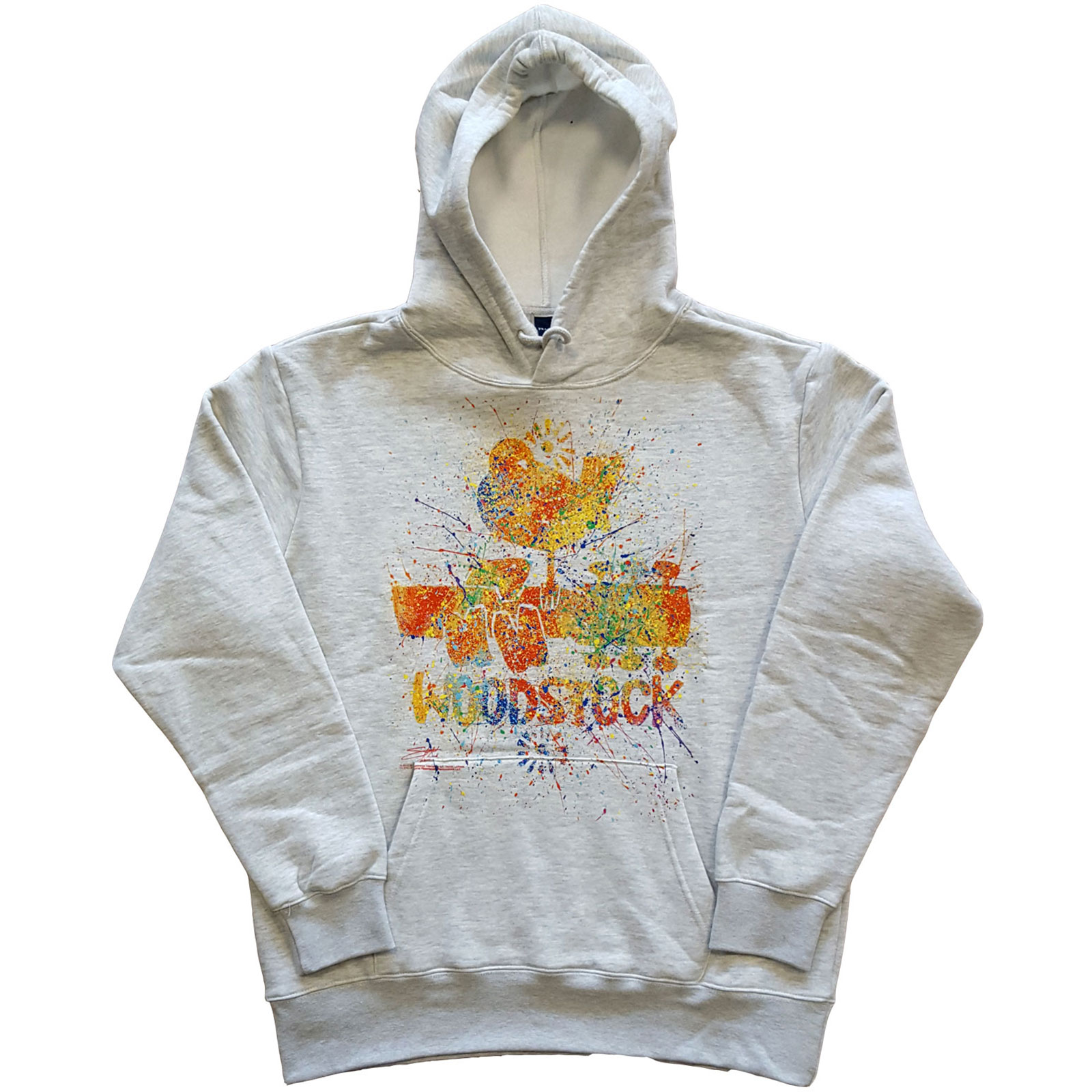 Woodstock Unisex Pullover Hoodie: Splatter (Large) - 2