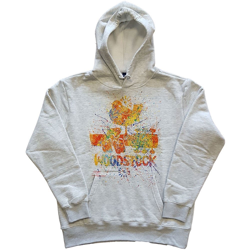 Woodstock Unisex Pullover Hoodie: Splatter (X-Large)