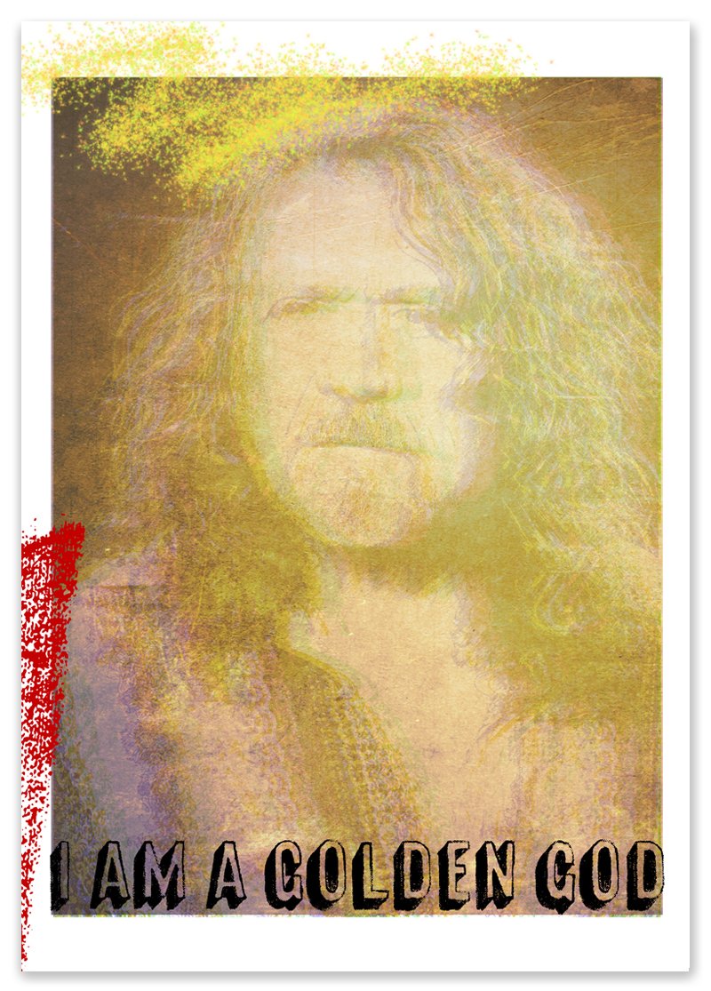 Art print Led Zeppelin - Robert Plant
