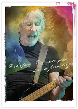 Konsttryck Pink Floyd - Roger Waters