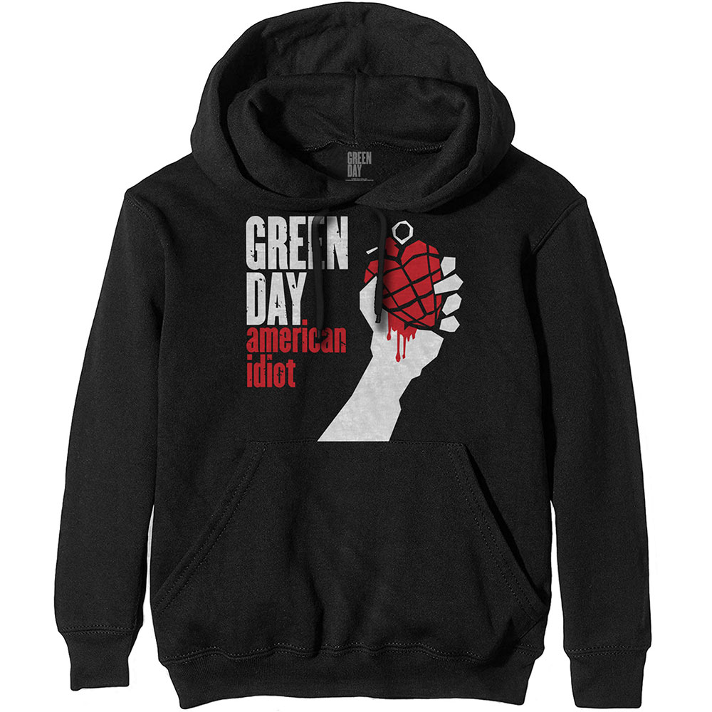 Green Day Unisex Pullover Hoodie: American Idiot (X-Large)