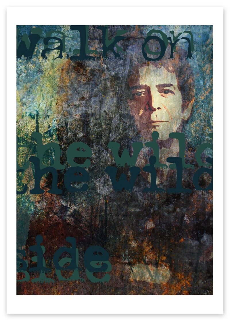 Konsttryck Lou Reed