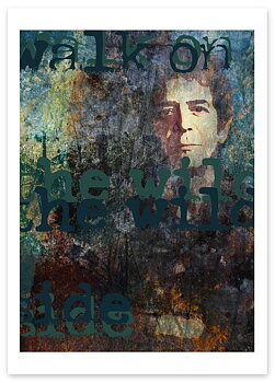 Konsttryck Lou Reed