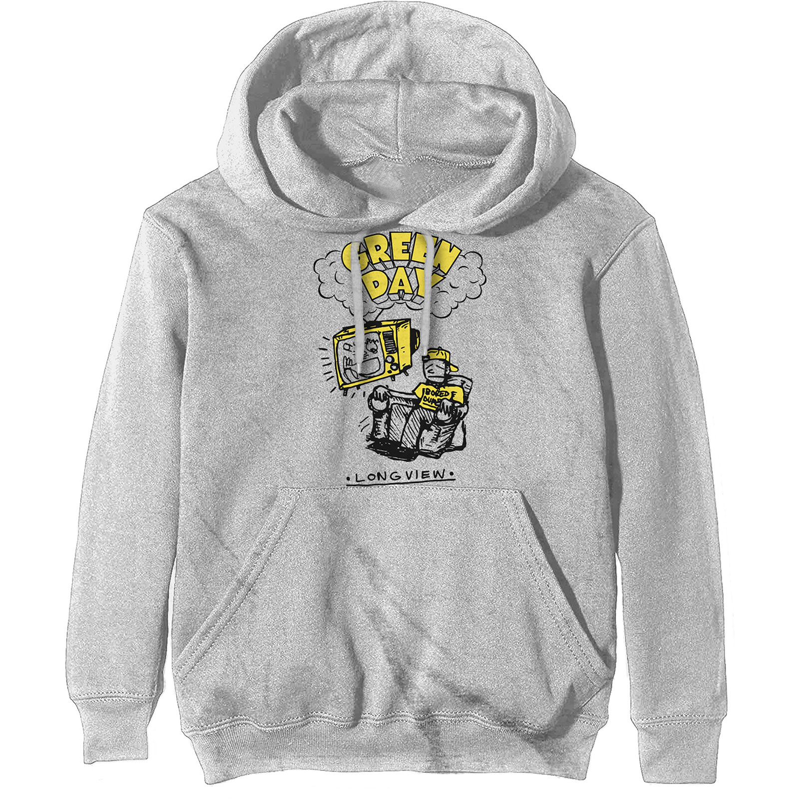 Green Day Unisex Pullover Hoodie: Longview Doodle (Medium) - 2