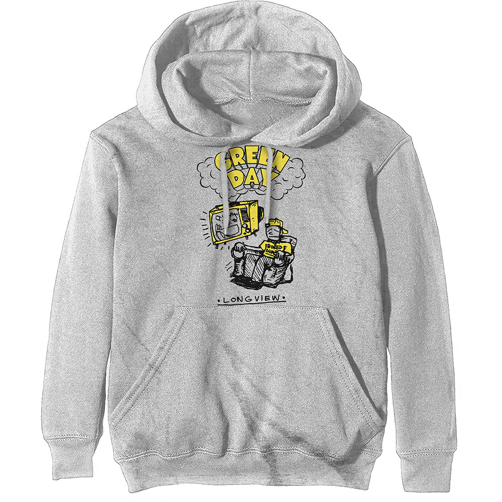 Green Day Unisex Pullover Hoodie: Longview Doodle (XX-Large)