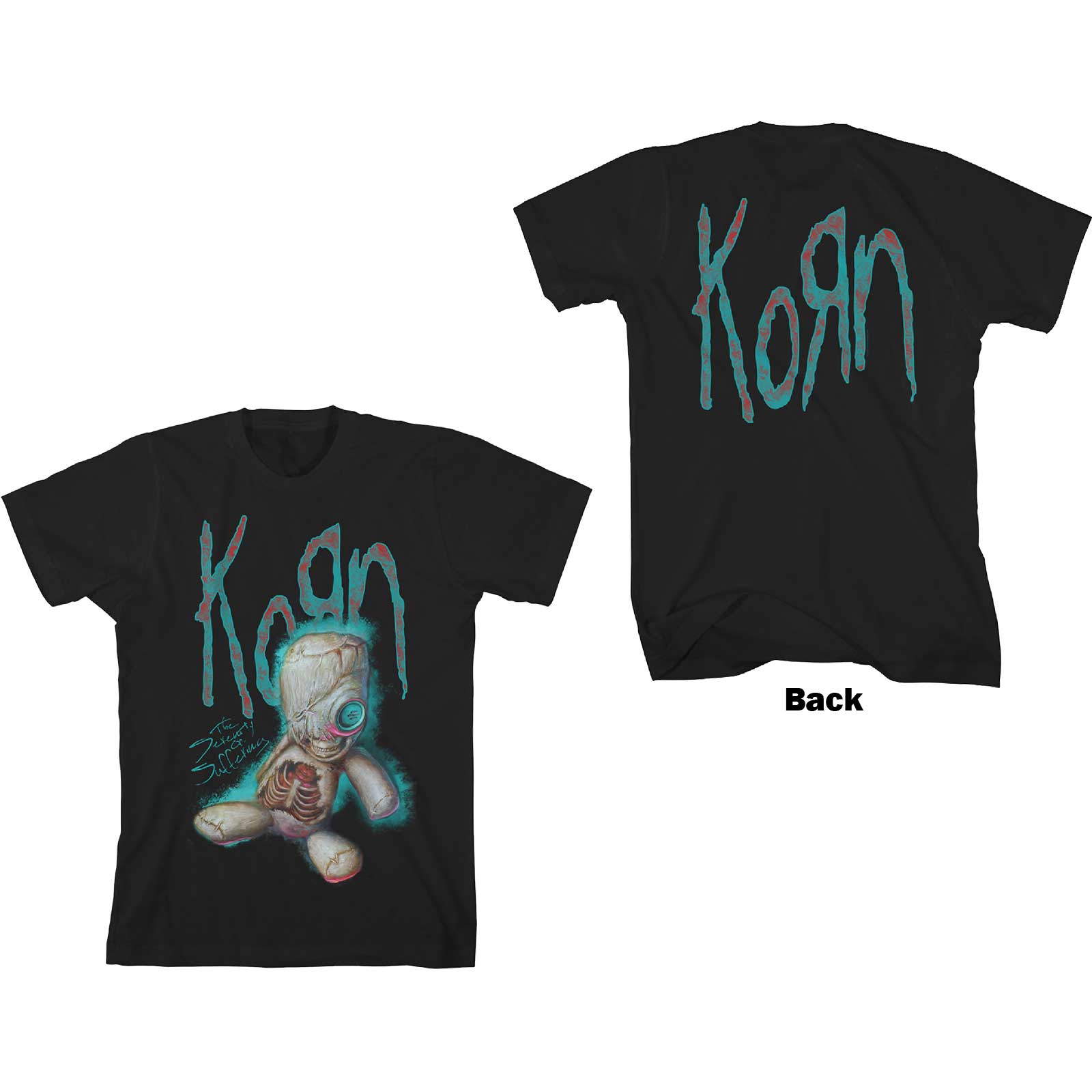 Korn Unisex T-Shirt: SoS Doll (Back Print) (Small)