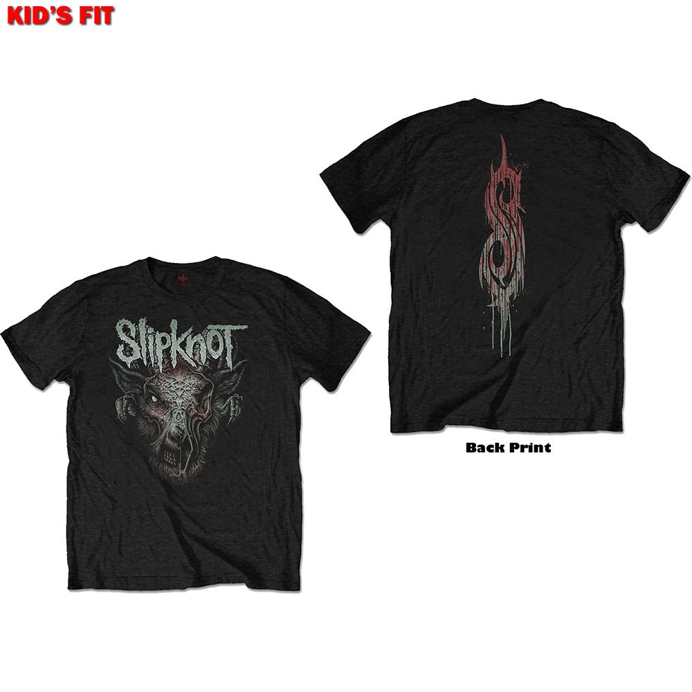 Slipknot Kids T-Shirt: Infected Goat (Back Print) (3-4 Years)