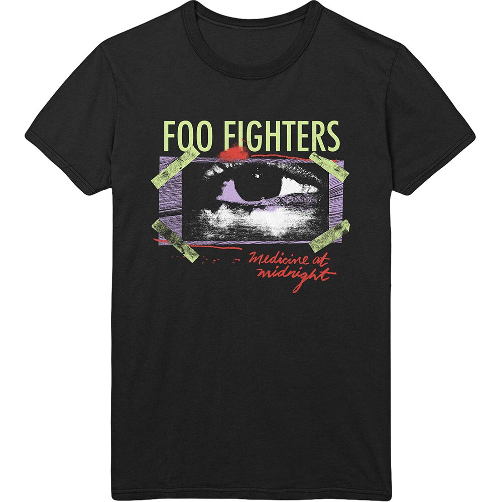 Foo Fighters Unisex T-Shirt: Medicine At Midnight Taped (Large)