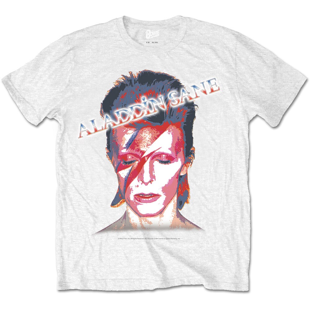 David Bowie Unisex T-Shirt: Aladdin Sane (XX-Large) - 2