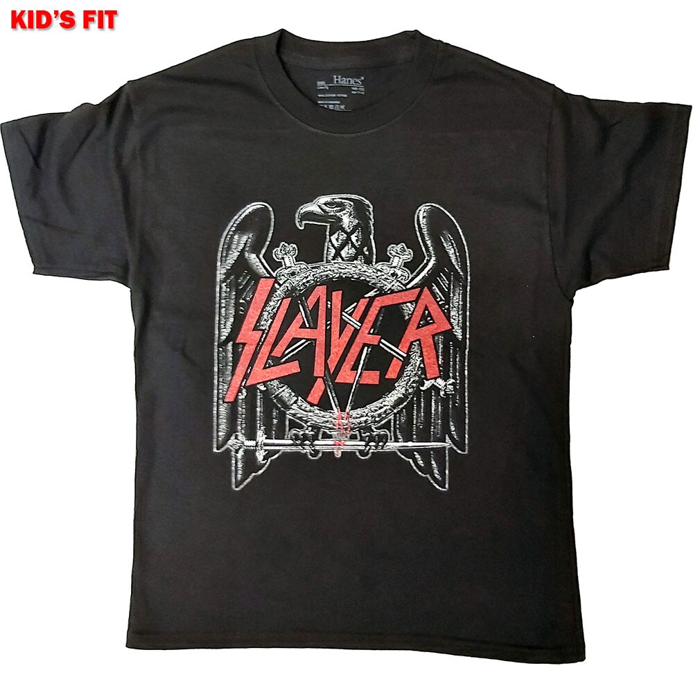 Slayer Kids T-Shirt: Black Eagle (12-13 Years)