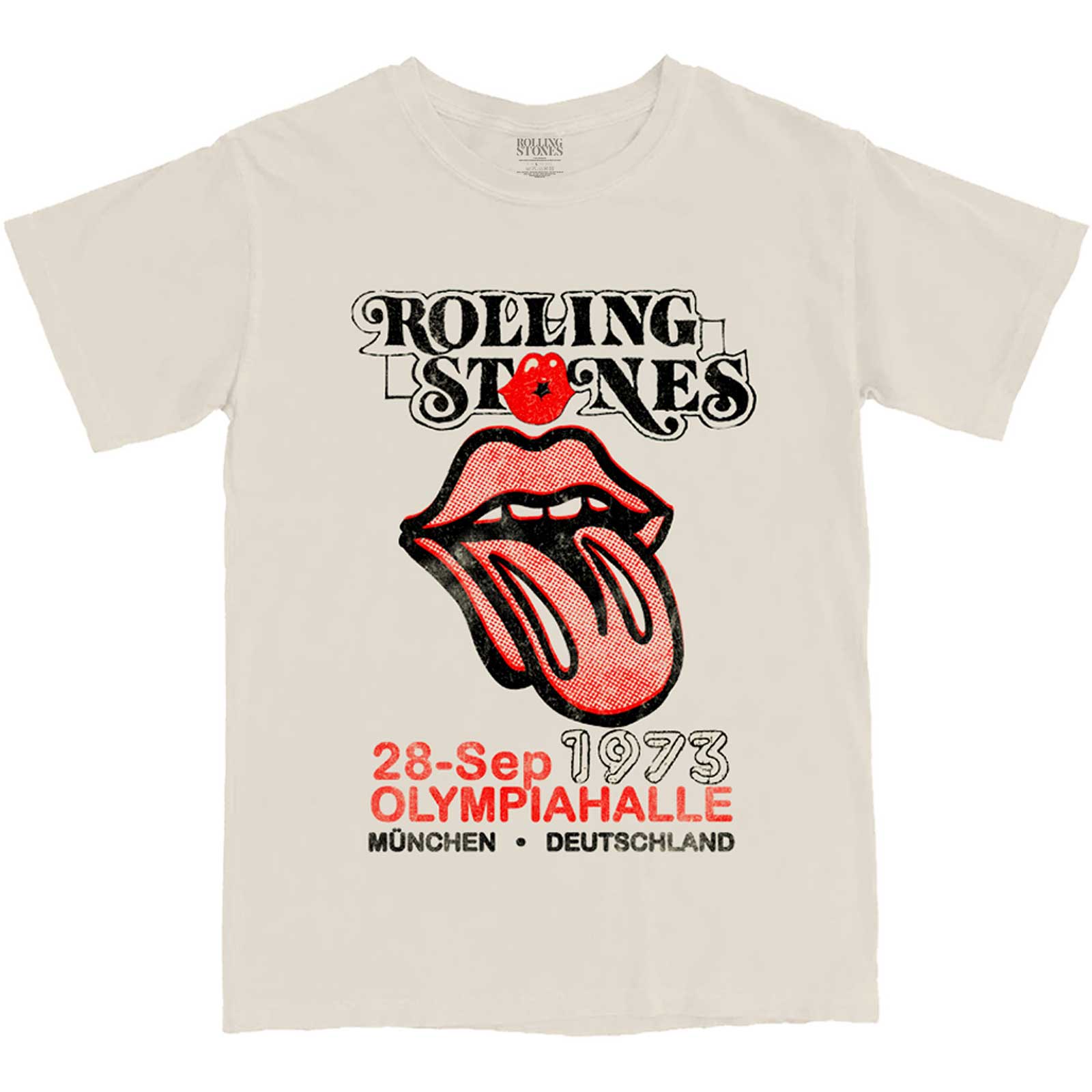 The Rolling Stones Unisex T-Shirt: Munich '73 (Small)
