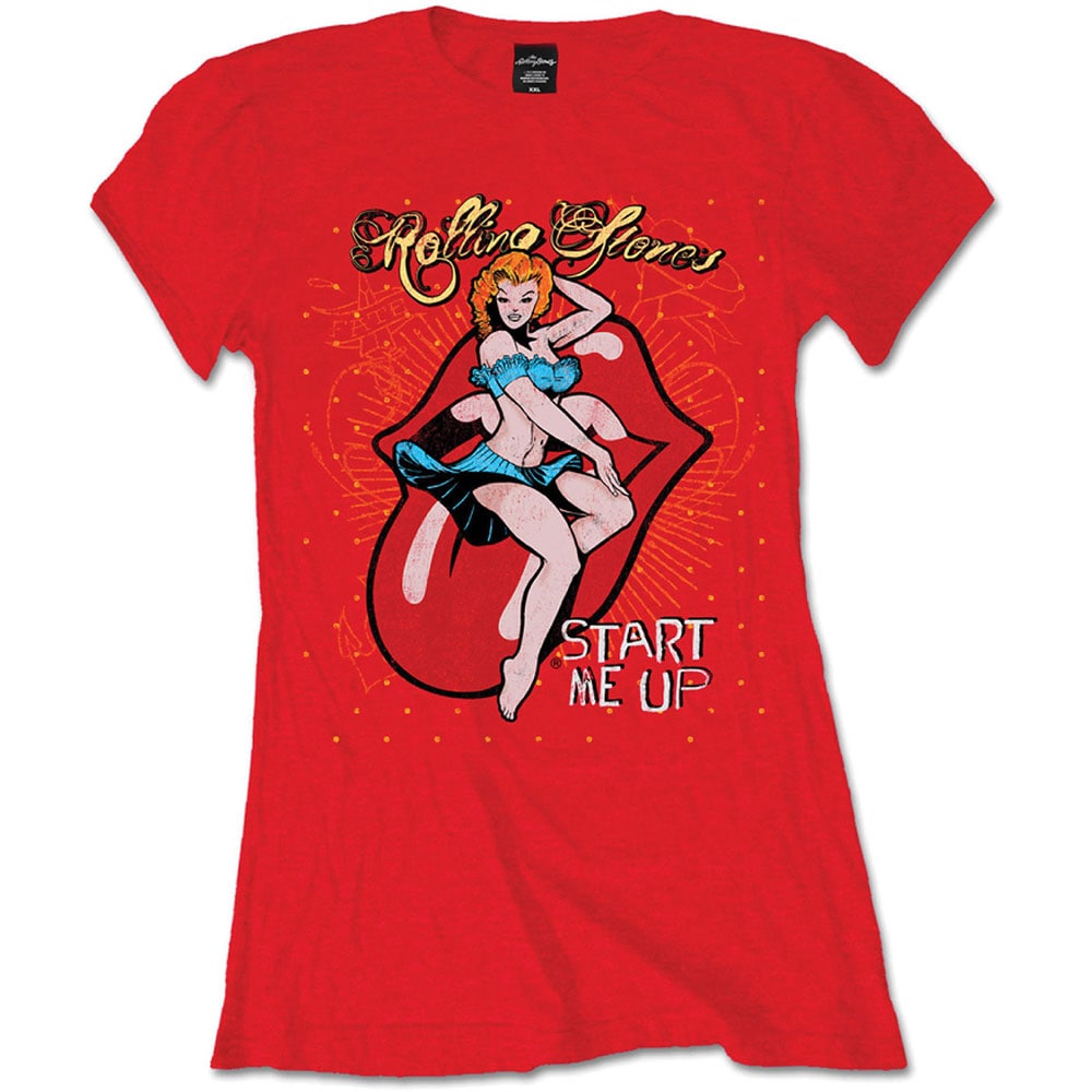The Rolling Stones Ladies T-Shirt: Start me up (XX-Large)