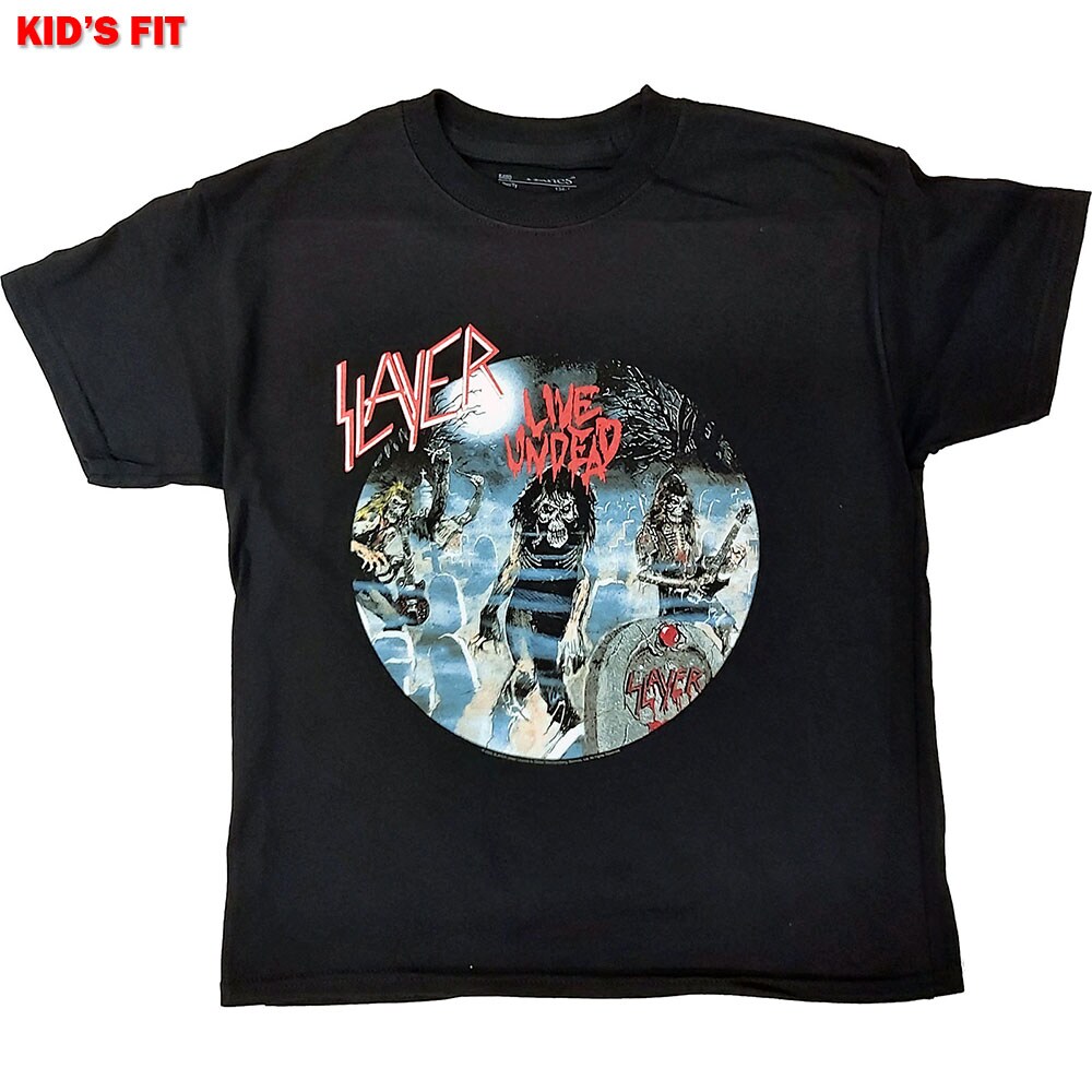 Slayer Kids T-Shirt: Live Undead (9-10 Years)