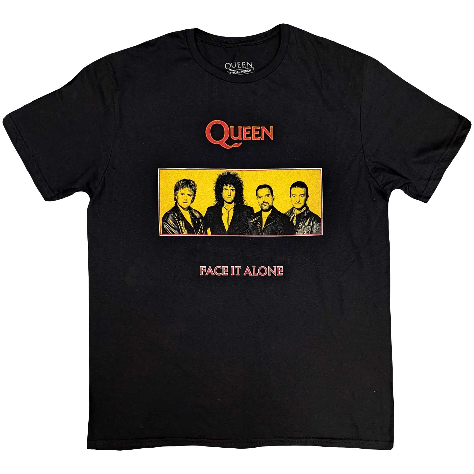 Queen Unisex T-Shirt: Face It Alone Panel (XX-Large)