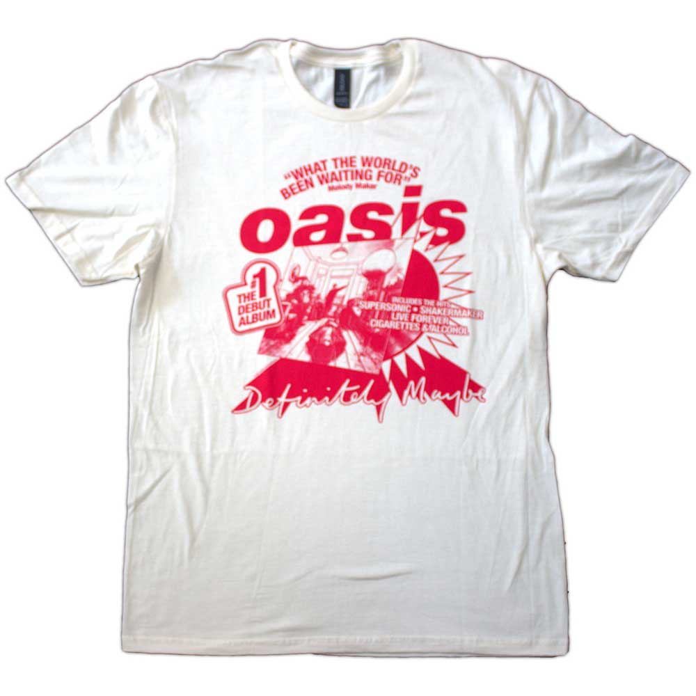 Oasis Unisex T-Shirt: What The World's Been Waiting For (Medium)