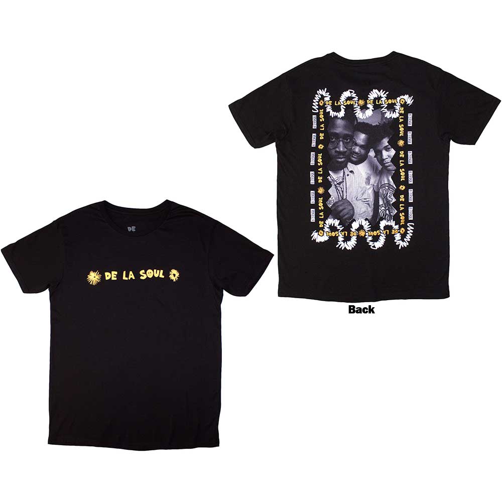 De La Soul Unisex T-Shirt: Mono Group (Back Print) (Medium)