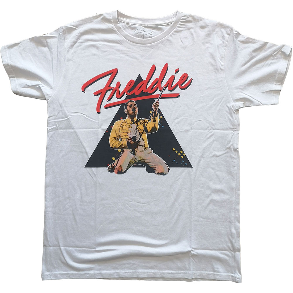 Freddie Mercury Unisex T-Shirt: Triangle (Medium)