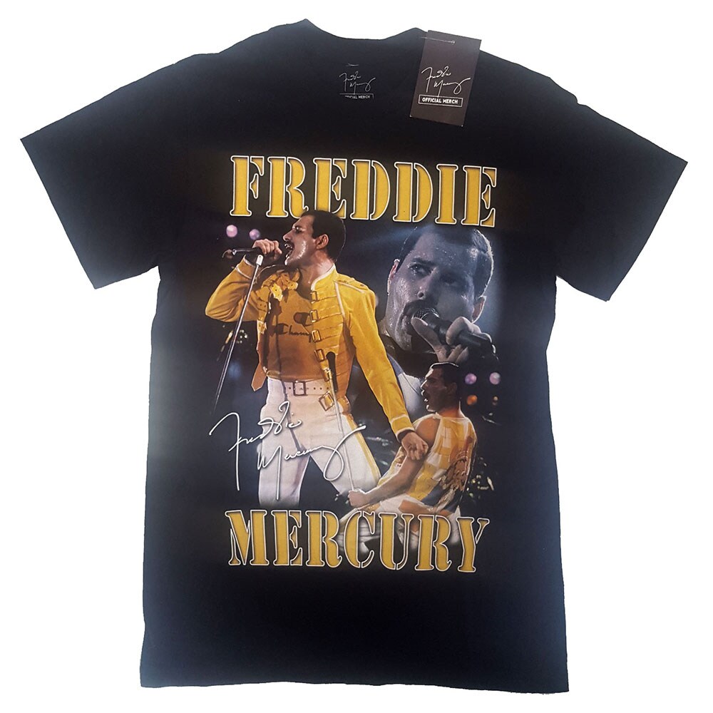 Freddie Mercury Unisex T-Shirt: Live Homage (Small)