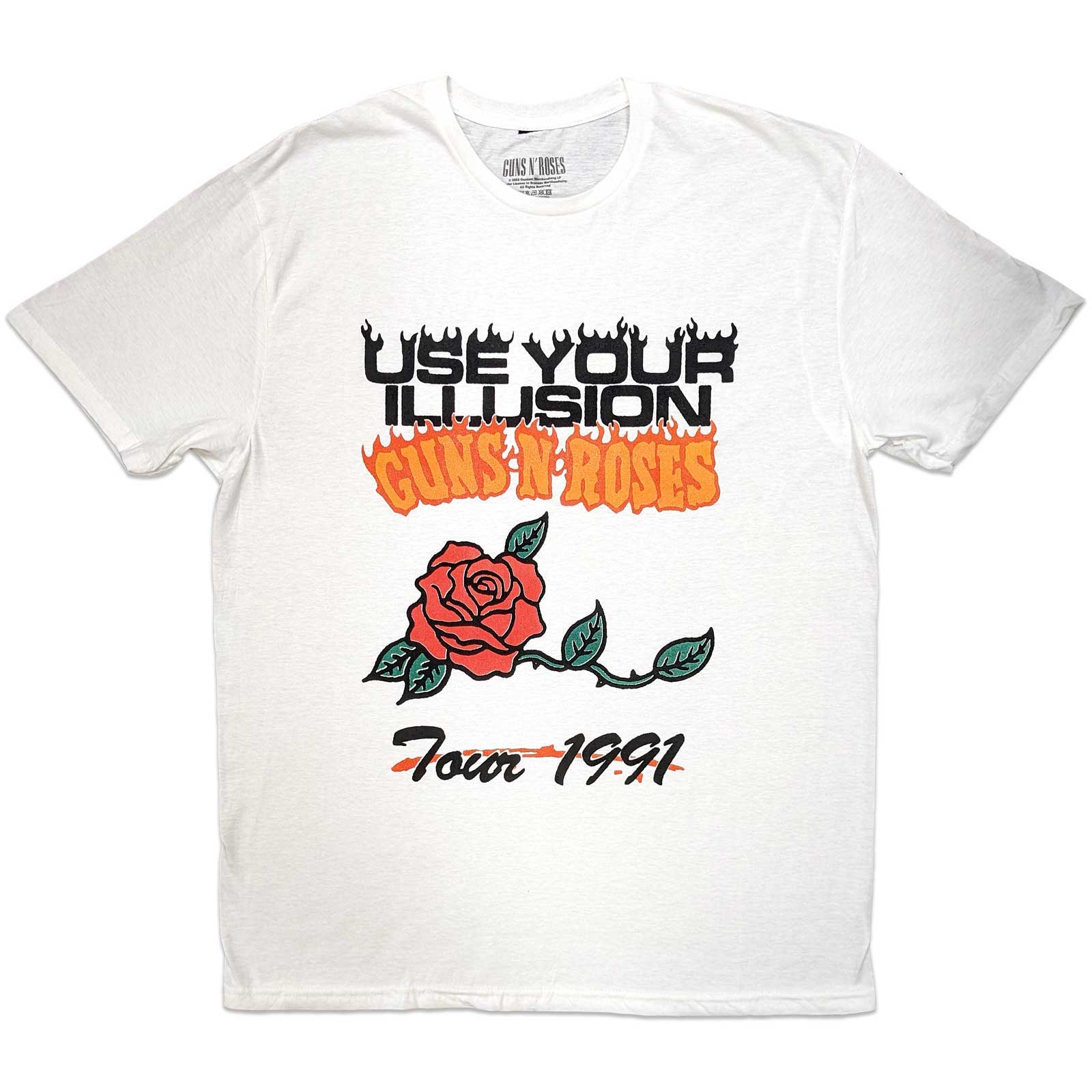 Guns N' Roses Unisex T-Shirt: Use Your Illusion Tour 1991 (XX-Large)