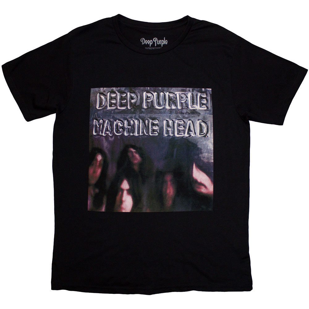 Deep Purple Unisex T-Shirt: Machine Head Album Cover (Medium)