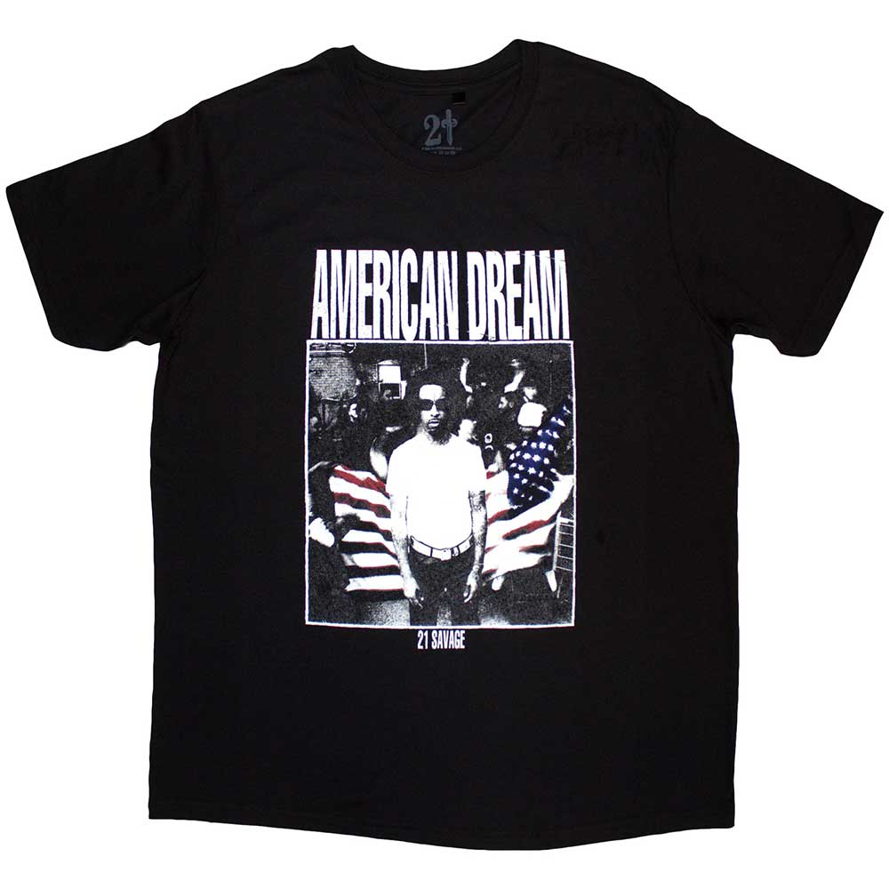 21 Savage Unisex T-Shirt: American Dream (XX-Large)