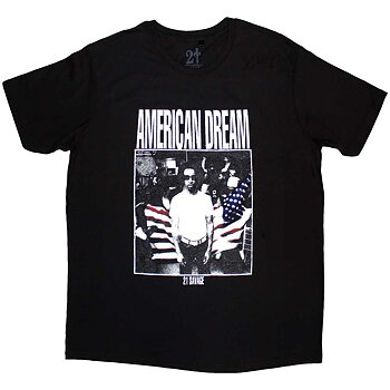 21 Savage Unisex T-Shirt: American Dream (XX-Large)