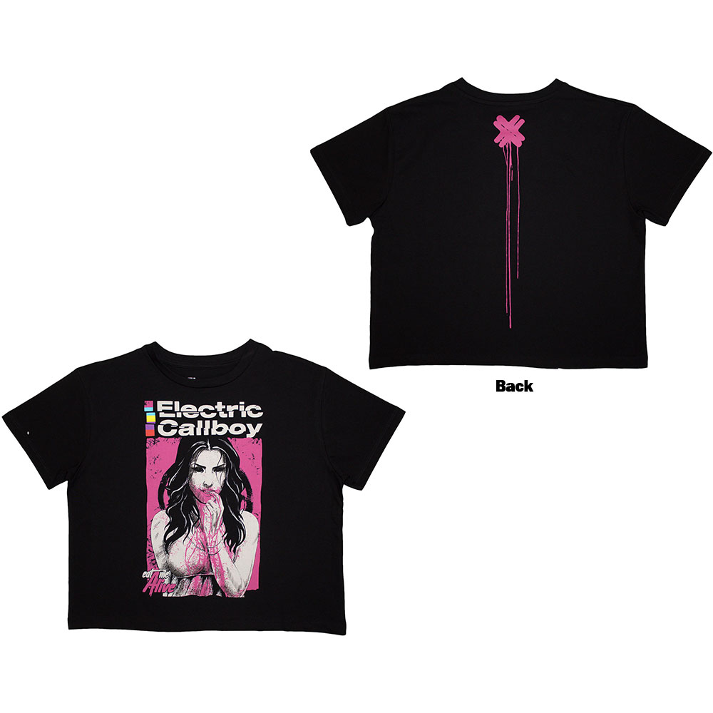 Electric Callboy Ladies Crop Top: Eat Me Alive (Back Print) (Small)