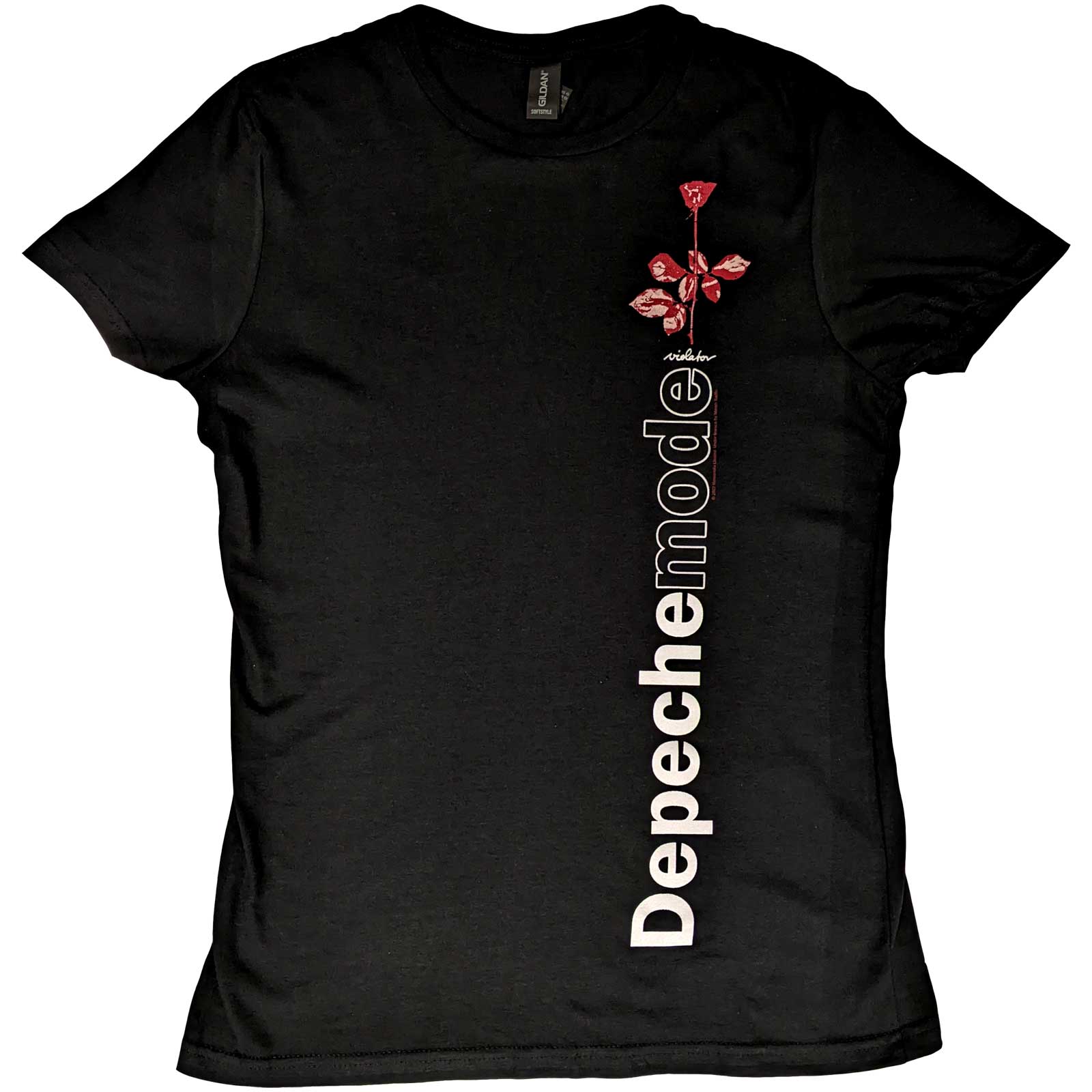 Depeche Mode Ladies T-Shirt: Violator Side Rose (Medium)