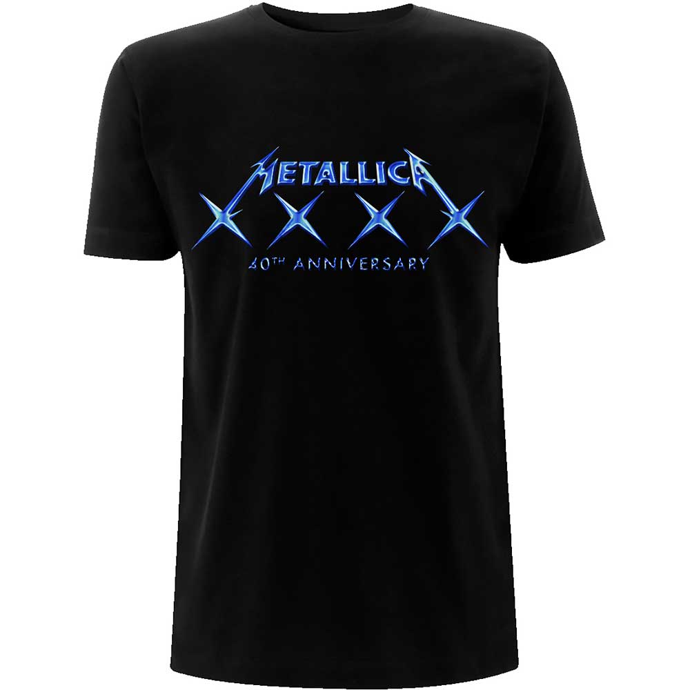 Metallica Unisex T-Shirt: 40 XXXX (Medium)