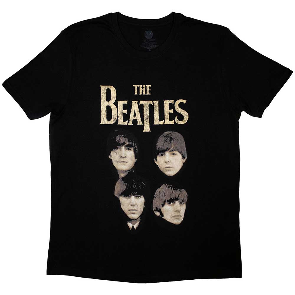 The Beatles Unisex T-Shirt: 4 Heads (XX-Large)