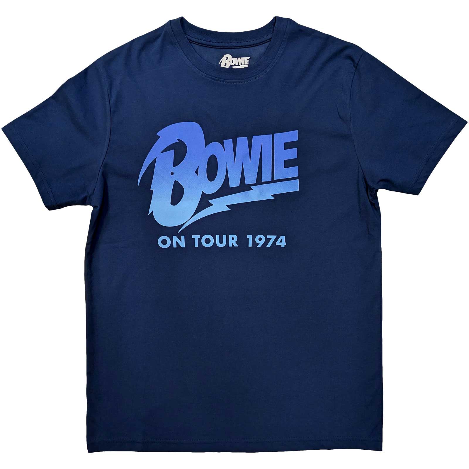 David Bowie Unisex T-Shirt: On Tour 1974 (XX-Large)