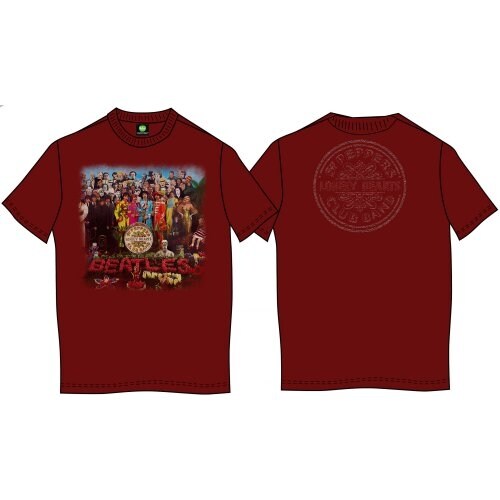 The Beatles Unisex T-Shirt: Sgt Pepper (Back Print) (Small) - 2