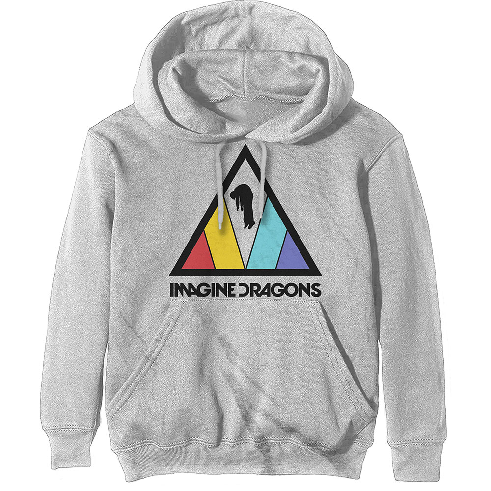 Imagine Dragons Unisex Pullover Hoodie Triangle Logo Large www.pluggedrecords