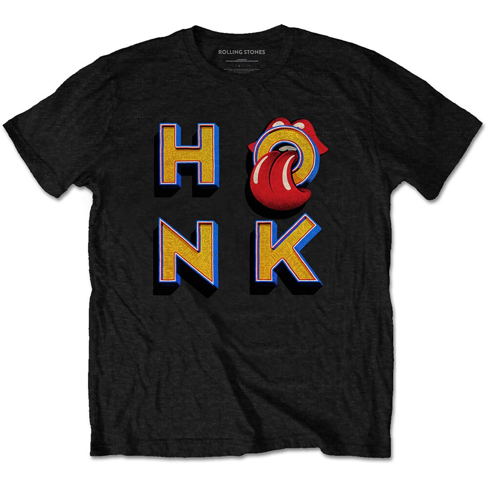 The Rolling Stones Unisex T-Shirt: Honk Letters (X-Large)