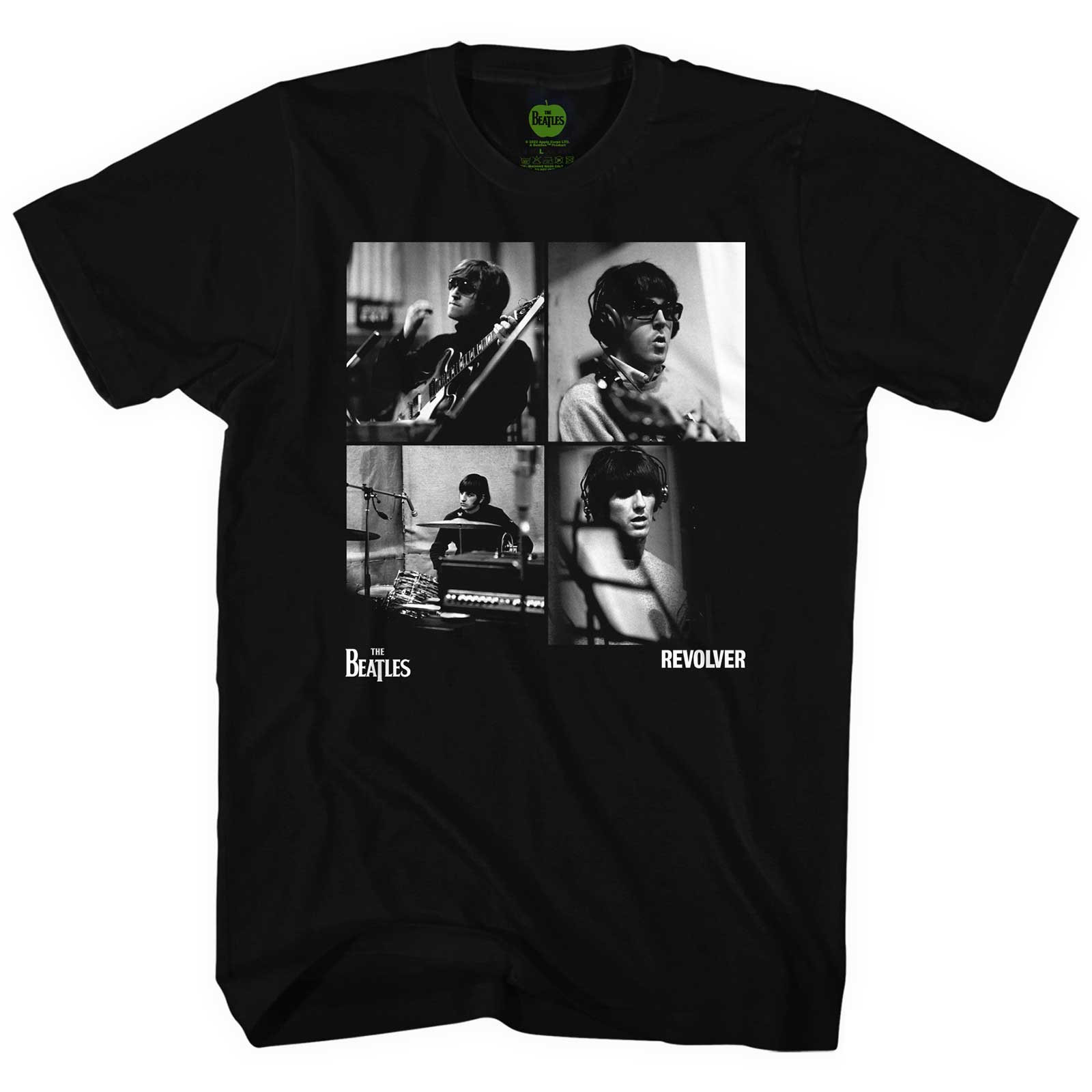 The Beatles Unisex T-Shirt: Revolver Studio Shots (Small)