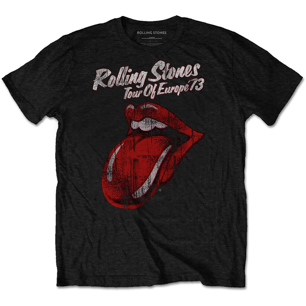The Rolling Stones Unisex T-Shirt: 73 Tour (Small)
