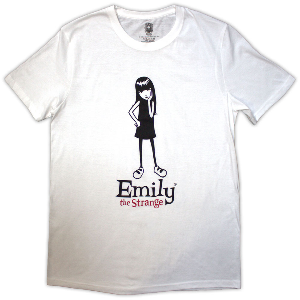 Emily The Strange Unisex T-Shirt: Emily Poses (Large)