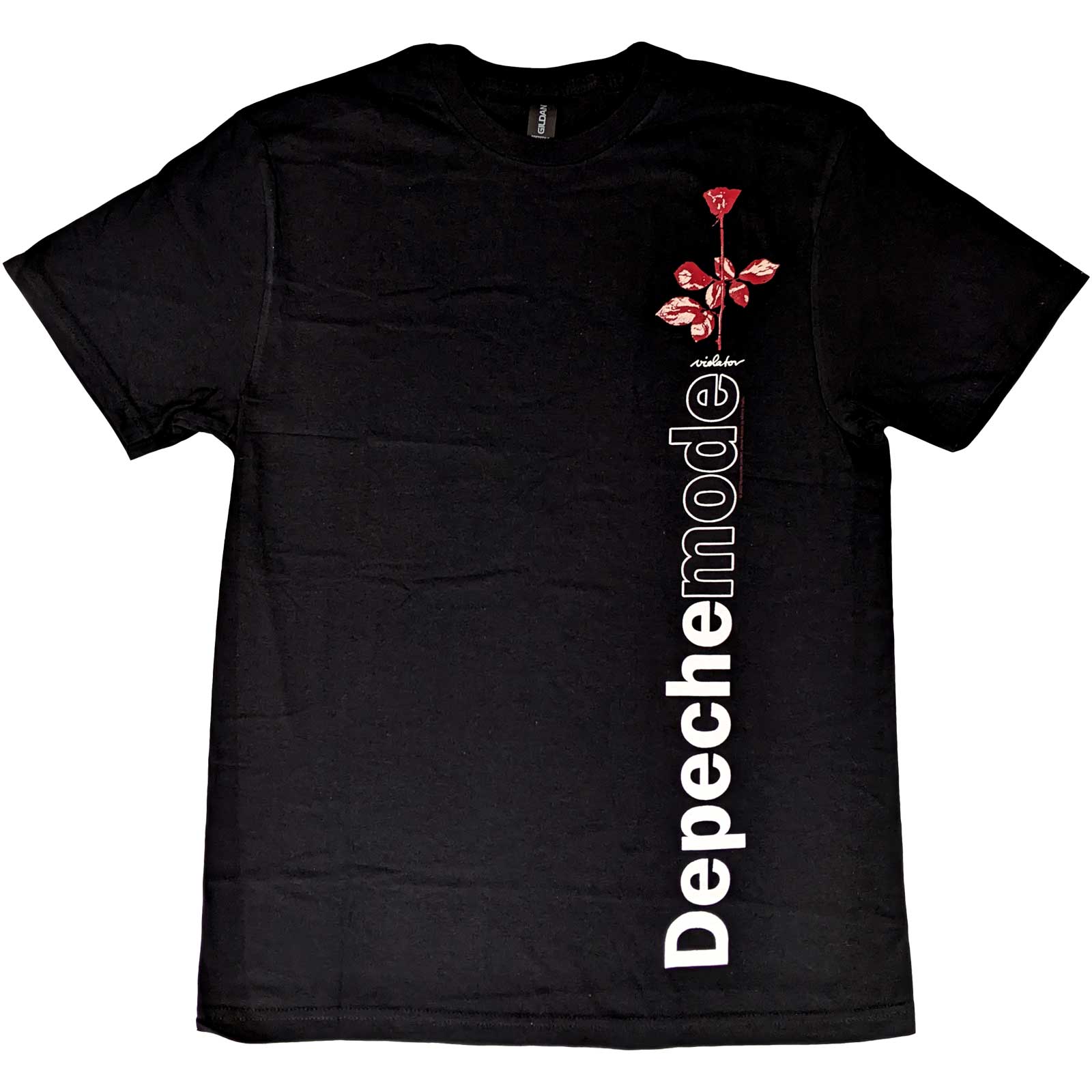 Depeche Mode Unisex T-Shirt: Violator Side Rose (Small)