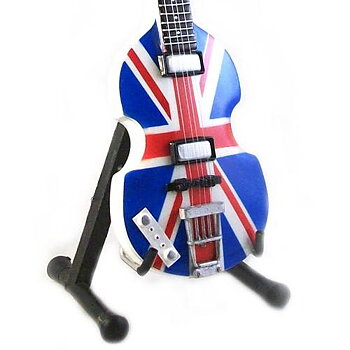 Minigitarr: Beatles - Paul McCartney - Union Jack