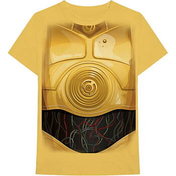 Star Wars Unisex T-Shirt: C-3PO Chest (Medium)