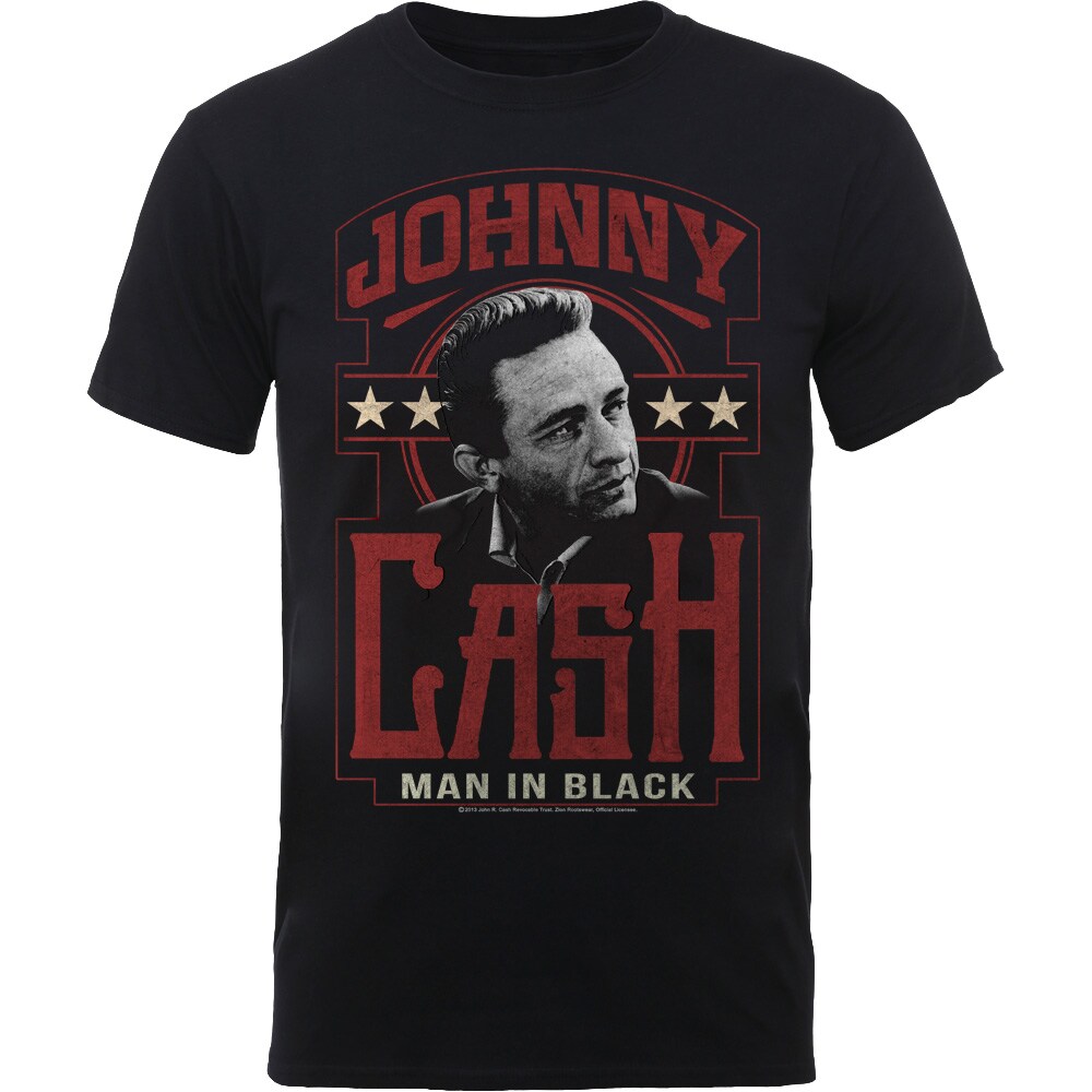 Johnny Cash Unisex T-Shirt: Man In Black (XX-Large) - 2