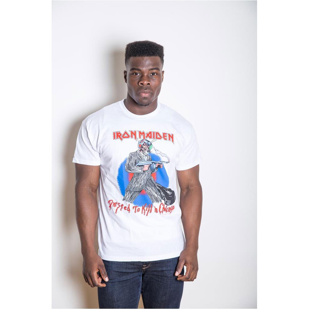 Iron Maiden Unisex T-Shirt: Chicago Mutants (Back Print) (Small) - 2