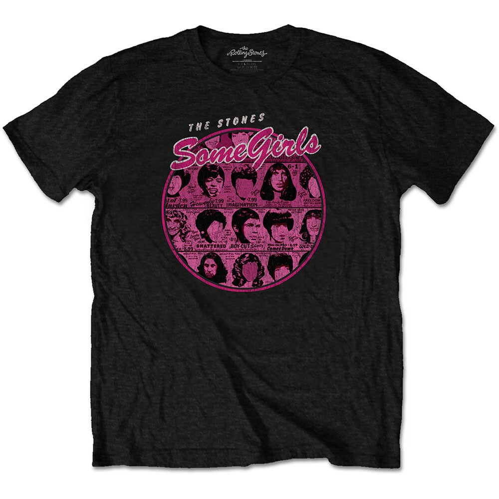 The Rolling Stones Unisex T-Shirt: Some Girls Circle Version 1 (Large)