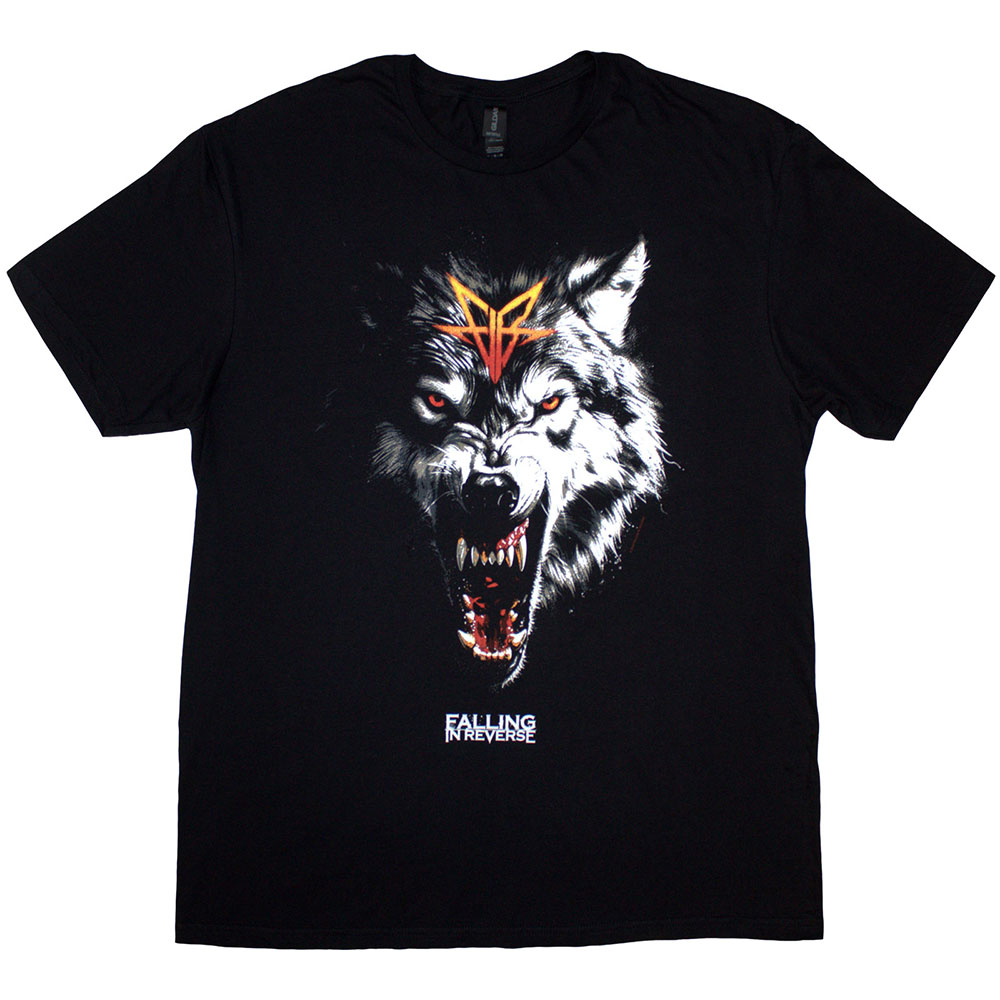 Falling In Reverse Unisex T-Shirt: Wolf (X-Large)