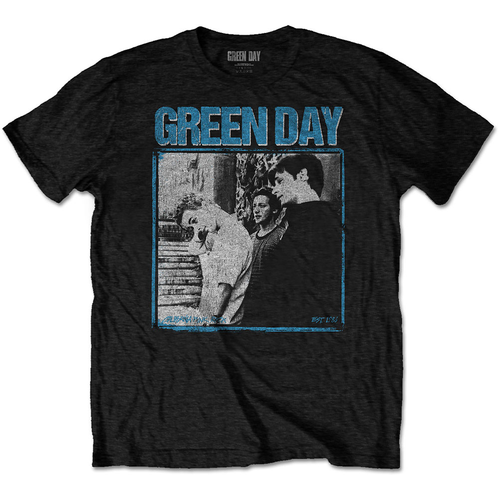 Green Day Unisex T-Shirt: Photo Block (Small)