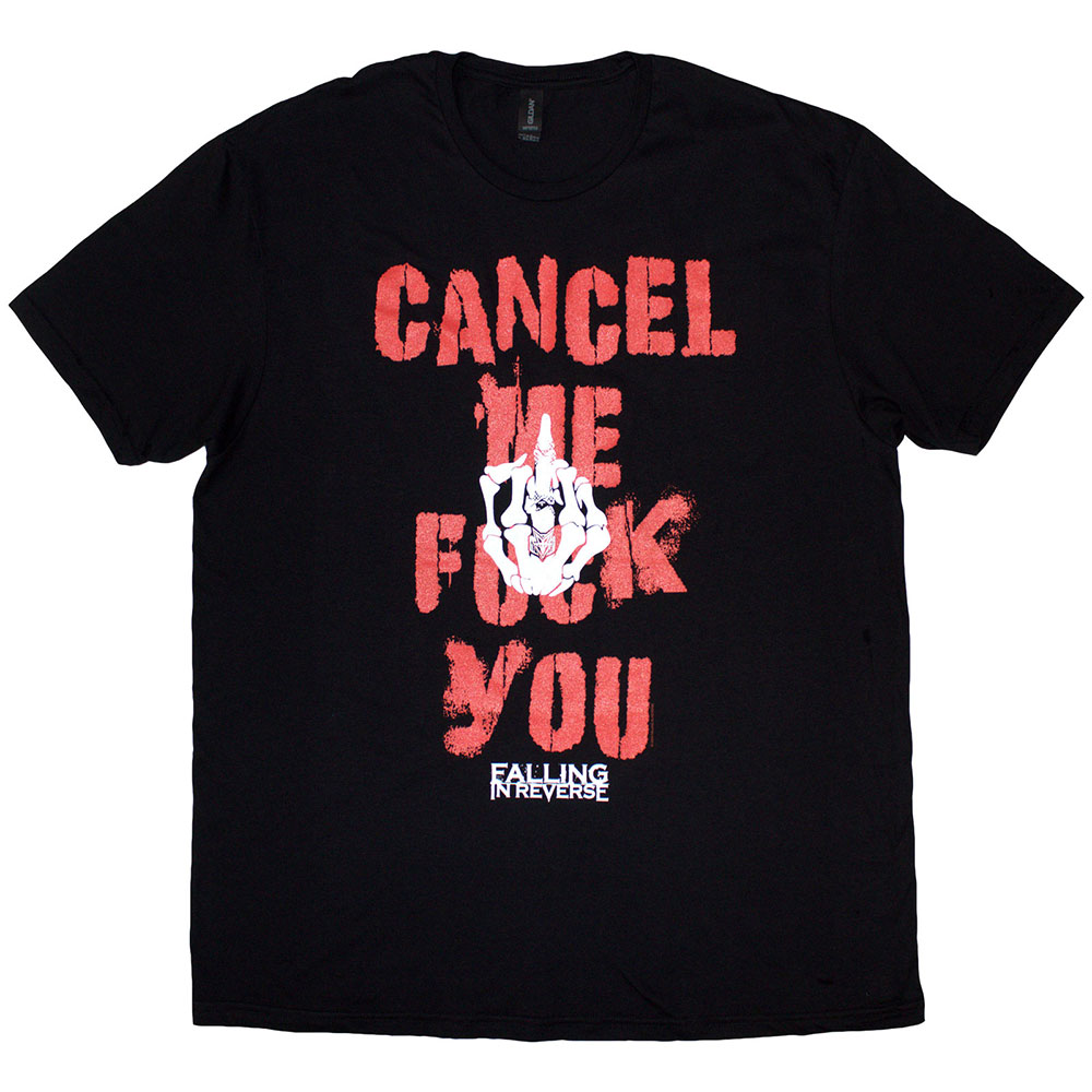 Falling In Reverse Unisex T-Shirt: Cancel Me (XX-Large)